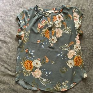 Lightweight floral top